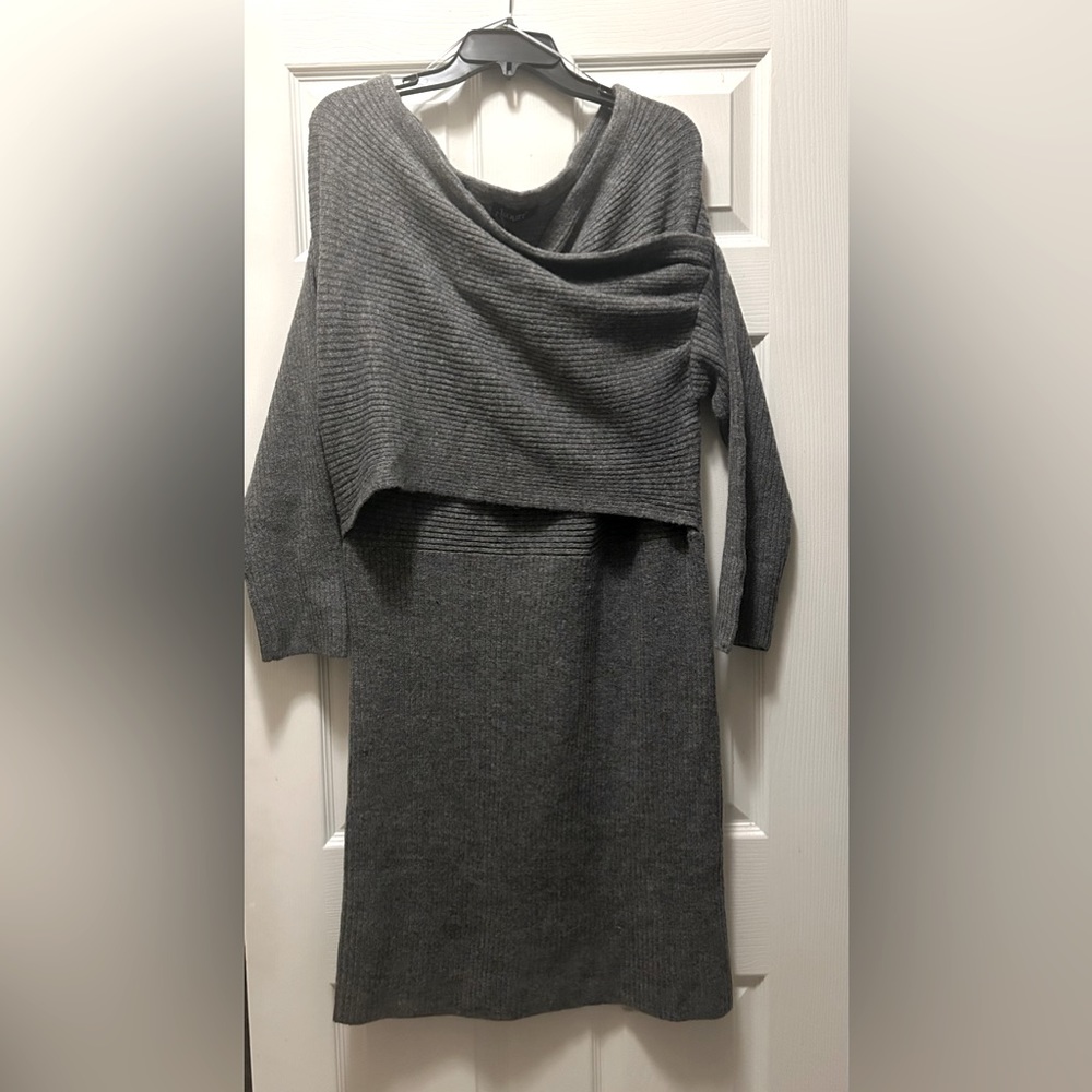 Grey Knit Dress size Large